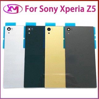 ฝาหลัง  Sony Xperia Z5 กระจกหลัง Battery Back Cover for Xperia Z5 ฝาหลังพร้อมกระจกเลนส์กล้อง