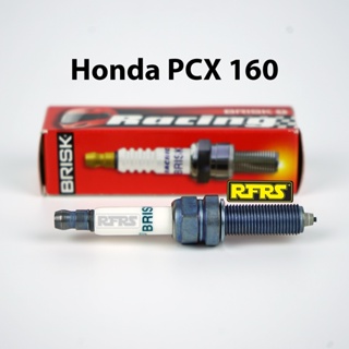 หัวเทียน BRISK PREMIUM ZS ไร้เขี้ยว Honda PCX 160 Spark Plug (SZ21RC) รองรับเฉพาะเบนซิน 95 Made in EU