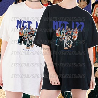 เสื้อยืดแฟชั่น NCT 127 Kpop ร็อค Tee ลำลองชายแขนสั้น O-คอแฟชั่นพิมพ์ผ้าฝ้าย100% ฤดูร้อนใหม่ท็อปส์คอกลมราคาถูกขายส่งตลกเส