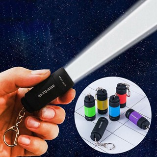 [พร้อมส่ง] ไฟฉาย LED ขนาดเล็ก แบบพกพา ชาร์จ USB กันน้ํา สําหรับตั้งแคมป์กลางแจ้ง