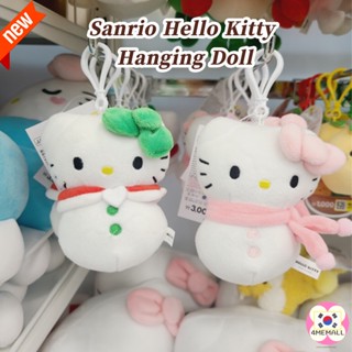 [Daiso Korea] Sanrio Hello Kitty snowman hanging doll, key ring, ring doll, Christmas present, birthday present