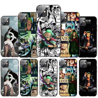 เคสโทรศัพท์มือถือ ซิลิโคนนิ่ม ลายการ์ตูนอนิเมะวันพีซ โซโร JNC6 สําหรับ Samsung Galaxy S10 S10e S9 S8 Plus Lite S7 Edge