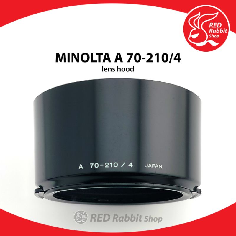 Minolta 70-210/4 รุ่นพลาสติก Minolta 70-210 ฮู้ดแท้ มินอลต้า A 70-210 55mm มือ 2 Japan สภาพดี