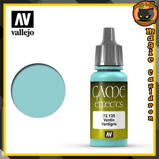 Verdigris 17ml. Vallejo Game Color Effect สีอะคริลิคสูตรน้ำ