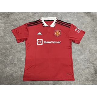 [Fans] เสื้อยืดแขนสั้น ลายทีมชาติฟุตบอล Manchester United 2223 คุณภาพสูง