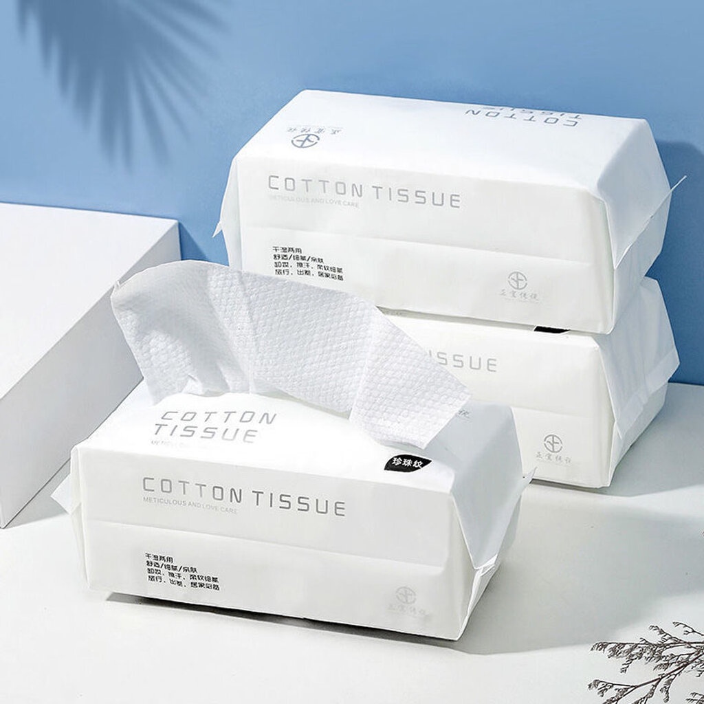 คัตตอลทิชชู่ กระดาษทิชชู่ที่ทั้งซึมซับได้ดี ใช้ได้ทั้งแบบแห้งและเปียก - รูปที่ 2