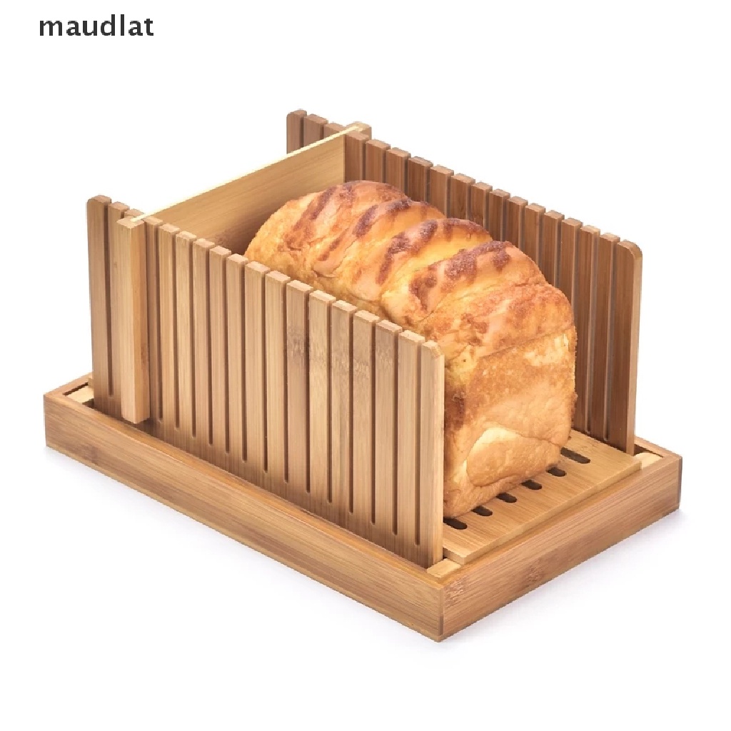 Maud เครื่องตัดขนมปังไม้ไผ่ แบบพับได้ EN