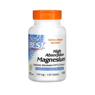 Doctors Best High Absorption Magnesium 100 mg 120 Tablets