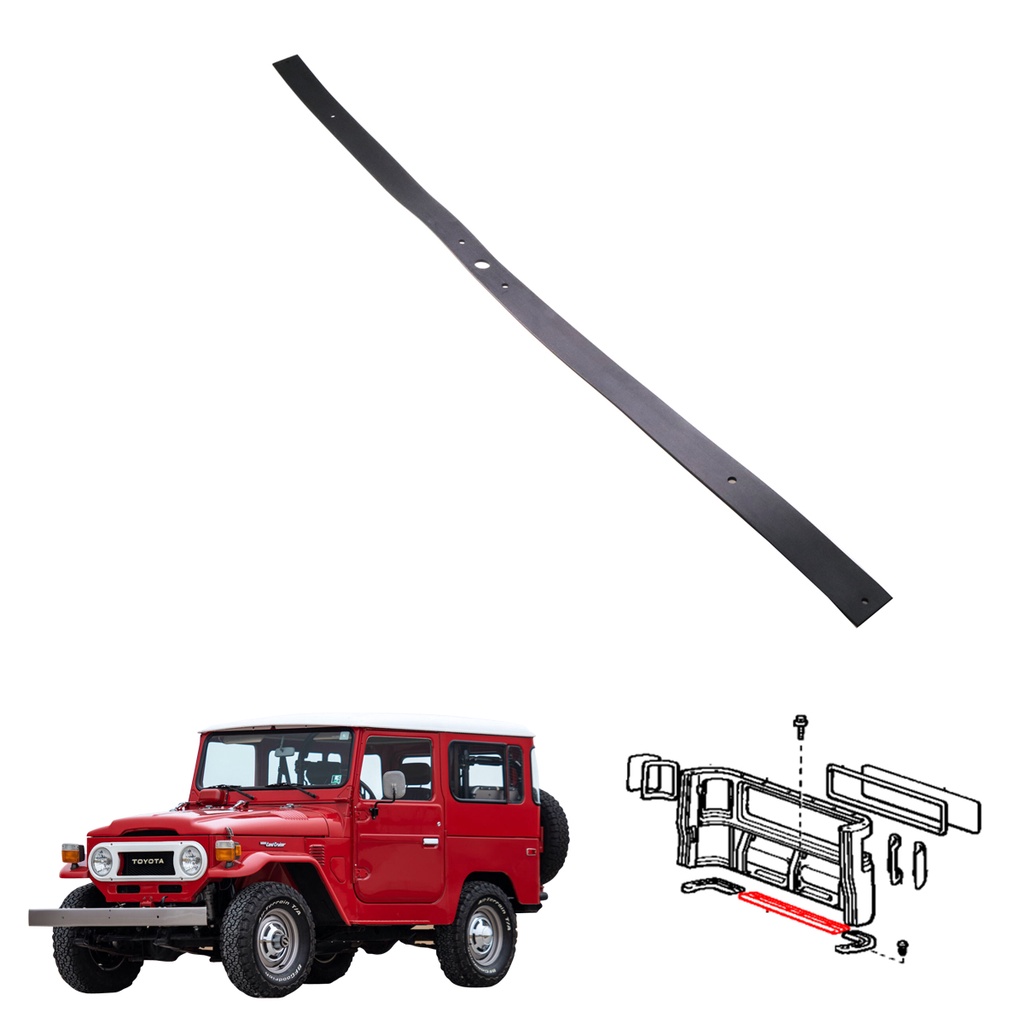 ร่องสักหลาด กระจกบังลมหลัง โตโยต้า แลนด์ครุยเซอร์ J40 ปิ๊กอัพ 2 ประตู Toyota Land Cruiser ปี 1969-19