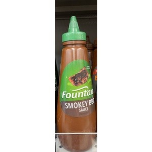 ฟาวน์เทนซอสBBQรมควัน 500มล Fountain BBQ Sauce 50ml