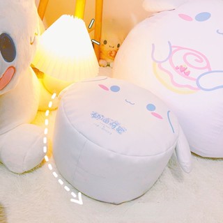 สตูลเบาะรองขา Cinnamoroll Ottoman Pouf  ที่พักเท้า แบบนิ่ม ลายการ์ตูนอนิเมะ สําหรับห้องนอนเด็ก ห้องนั่งเล่น