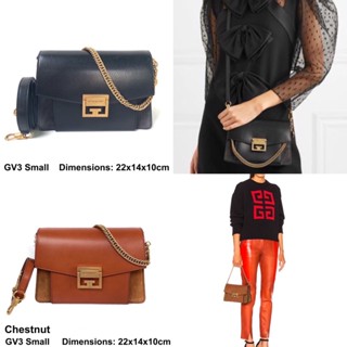 **สอบถามstockก่อนกดสั่ง Givenchy GV3 Small bag กระเป๋า จีวองชี่ ของแท้ สมอล โซ่ทอง แบรนด์เนม สะพายข้าง สะพายไหล่ ผู้หญิง