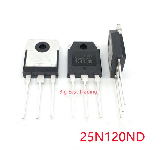 2 ชิ้น 25N120ND TO-3P tga25n120nd tgan25n120nd 25N120 TO3P 25A/1200 โวลต์ IGBT สำหรับเตาแม่เหล็กไฟฟ้