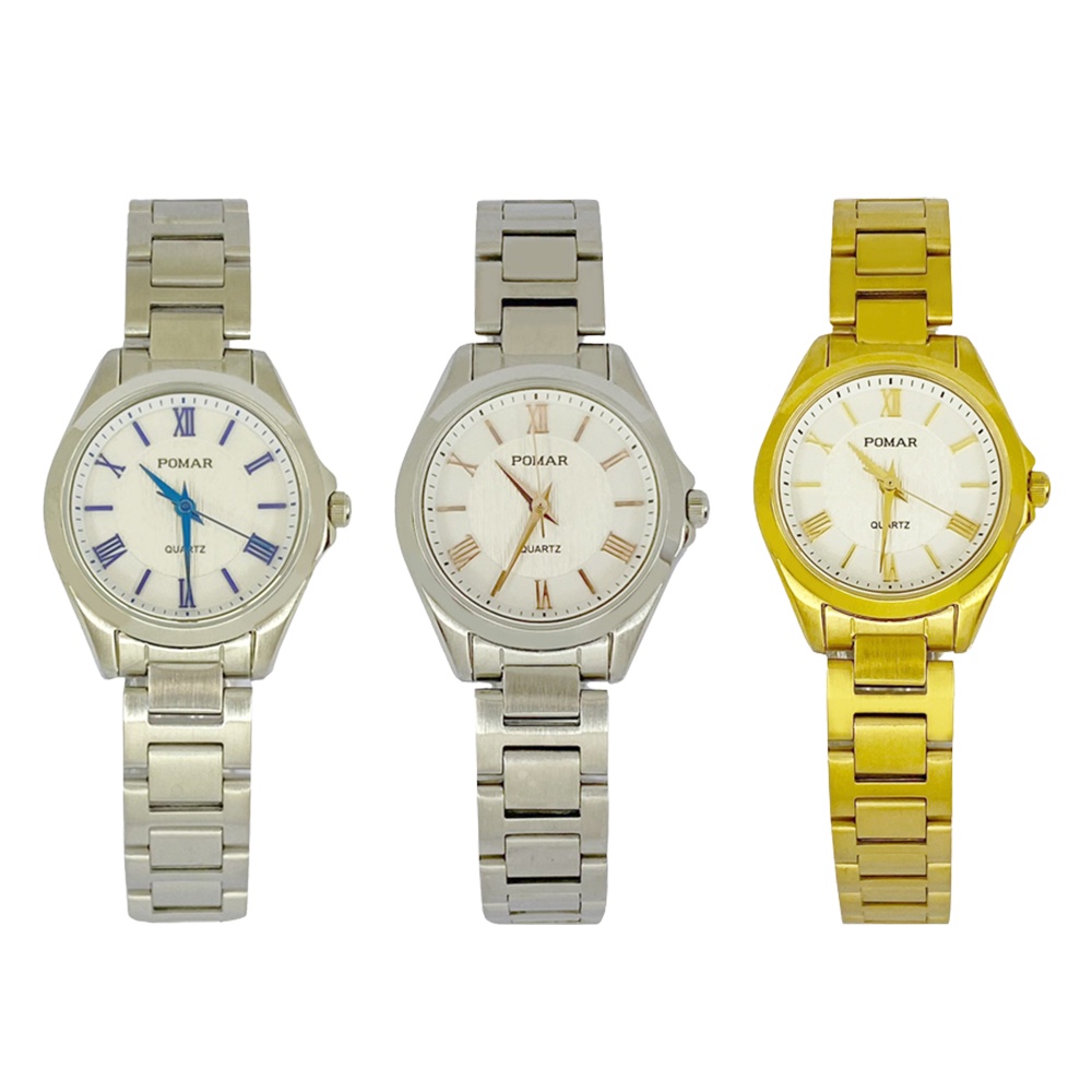 Pomar นาฬิกาข้อมือผู้หญิง สายสเตนเลส รุ่น PM63548SS0203,PM63548SS0213,PM63548GG02