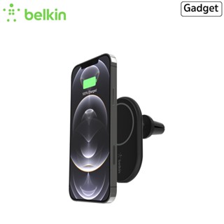 Belkin Magnetic Wireless Car Charger 10Wแท่นชาร์จเร็วไร้สายแบบแม่เหล็กเกรดพรีเมี่ยม สำหรับ iPhone12/13series(ของแท้100%)