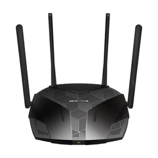 MERCUSYS - MR80X_Model : MR80X_AX3000 Dual-Band Wi-Fi 6 Router 4× Fixed External Antennas, 3× Gigab