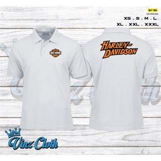 เสื้อโปโล คุณภาพดี ลาย Harley Davidson