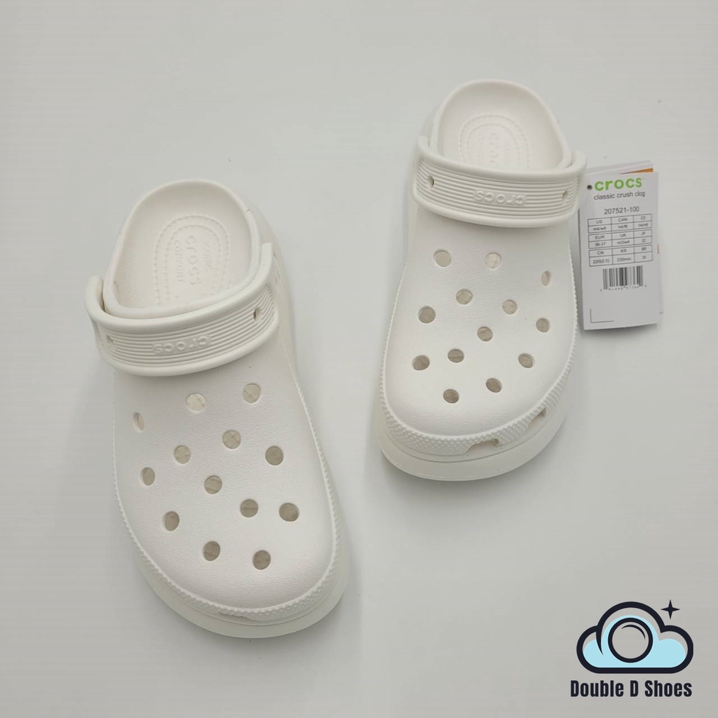 รองเท้าลำลองแฟชั่น สไตล์ Crocs Classic Crush Clog