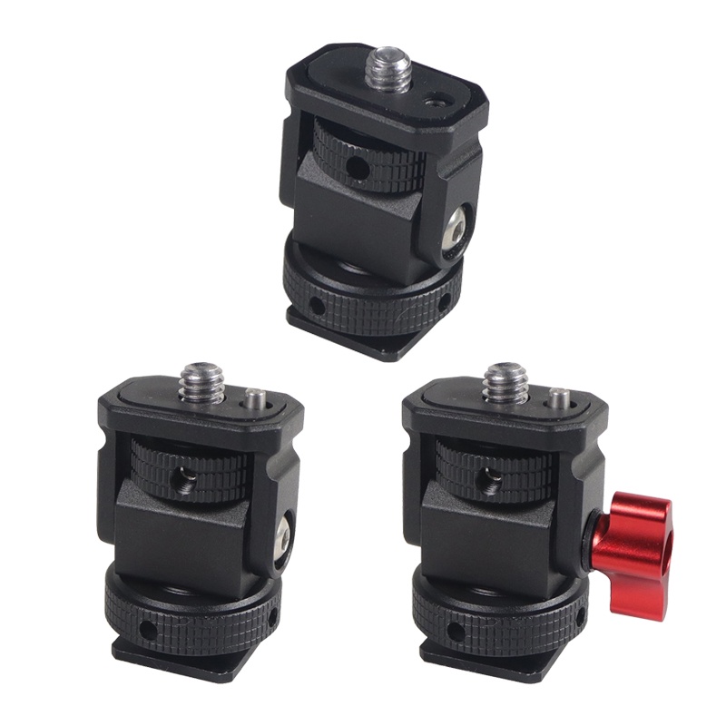 Xt-xinte กล้อง DSLR Hot Shoe Monitor ขาตั้งกล้องแบบยืดหยุ่นอะแดปเตอร์เย็น Mount กล้อง Quick Release Monitor Holder เข้ากันได้กับ GoPro 13 12 11