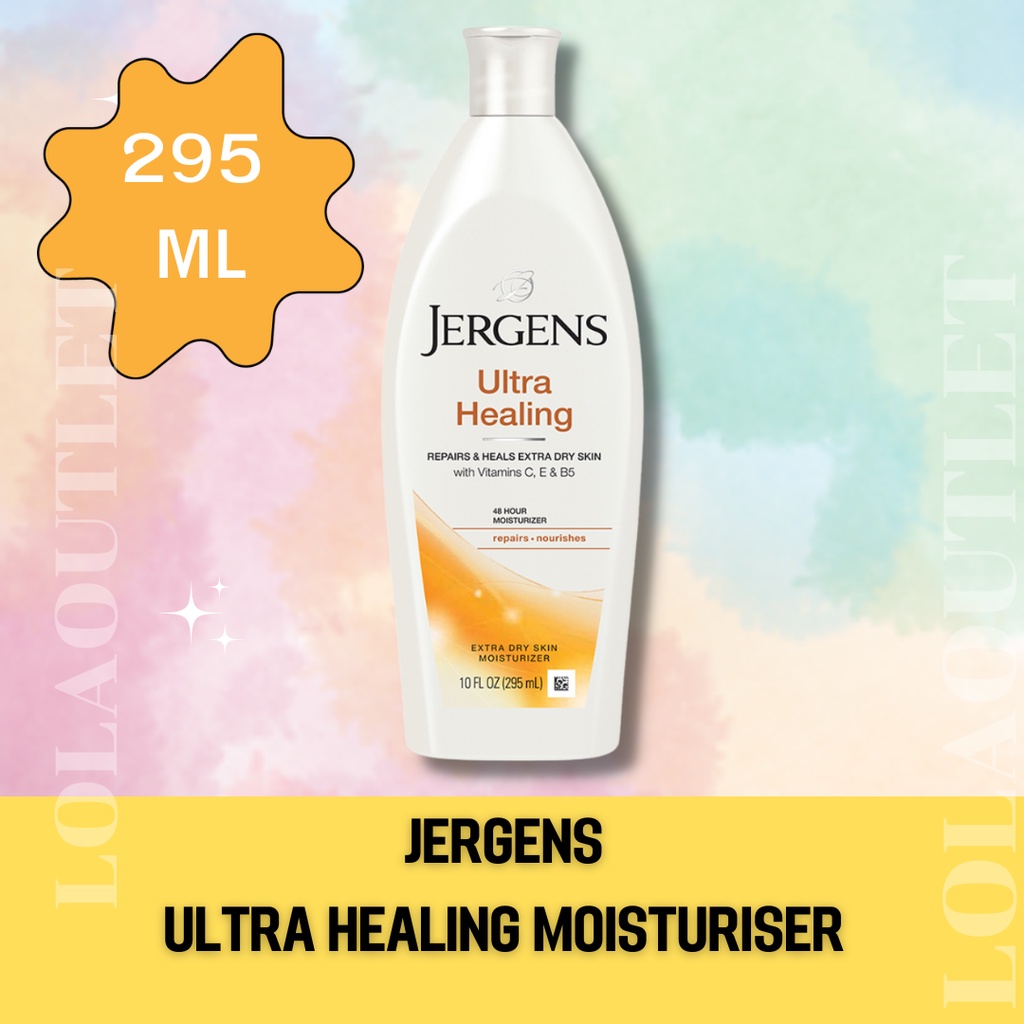 โลชั่นทาตัว Jergens jergen Ultra Healing Extra Dry Skin Moisturizer Body Lotion ขนาด 295ml เจอร์เกนส์ เจอเก้น ทาผิว