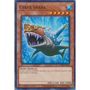 การ์ด Yugioh - TCG - Cyber Shark / LED9-EN048