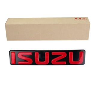 OEM ตราหน้ากาก ISUZU DMAX 2012 แท้💯 สีแดง [60211729]