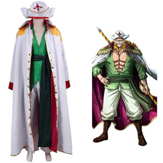 เครื่องแต่งกายคอสเพลย์ การ์ตูนอนิเมะ One Piece Fantasia Man สีขาว เหมาะกับปาร์ตี้ฮาโลวีน สําหรับผู้ชาย