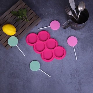 แม่ซิลิโคน รูปทรงวงกลม 6 ช่อง Candy Silicone ซิลิโคน อมยิ้ม