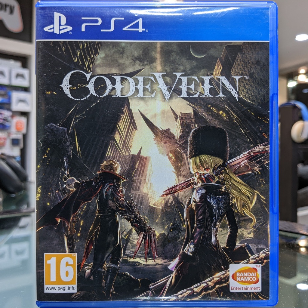 (ภาษาอังกฤษ) มือ2 PS4 Code Vein แผ่นPS4 เกมPS4 มือสอง (เล่นกับ PS5 ได้ Codevein Code Vain)