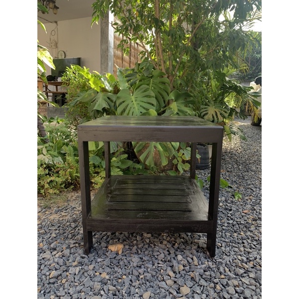 หัวเตียงชายหาดขนาด 50*50สูง50cm. สีโอ๊ค
