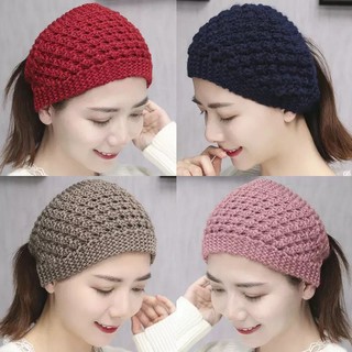 Mũ Len Nửa Đầu - Băng đô Cho Chị Em Cực Xinh