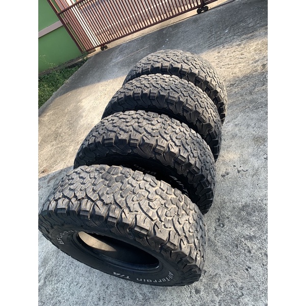 ยาง bf goodrich ko2 265/75 R16 ยางปี17 มือ2 ใช้งานเอง