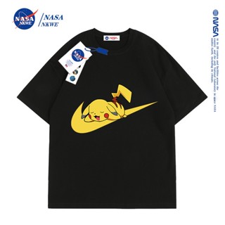 2023 เว็บไซต์ทางการ NASA เสื้อยืดแขนสั้น พิมพ์ลายปิกาจู แฟชั่นฤดูร้อน สําหรับผู้หญิง_07