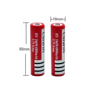 New Alitech ถ่านชาร์จคุณภาพสูง Li-ion 18650 3.7V 6800 mAh พร้อมใช้งาน ( 4 ก้อน )