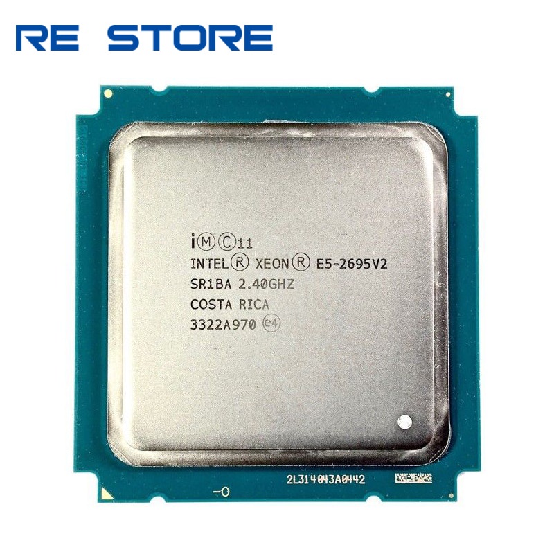 【พร้อมส่ง】โปรเซสเซอร์ Cpu intel Xeon e5 2695 V2 2.40GHz 30MB 12-core 115W LGA 2011 sr1ba e5 2695v2 #8