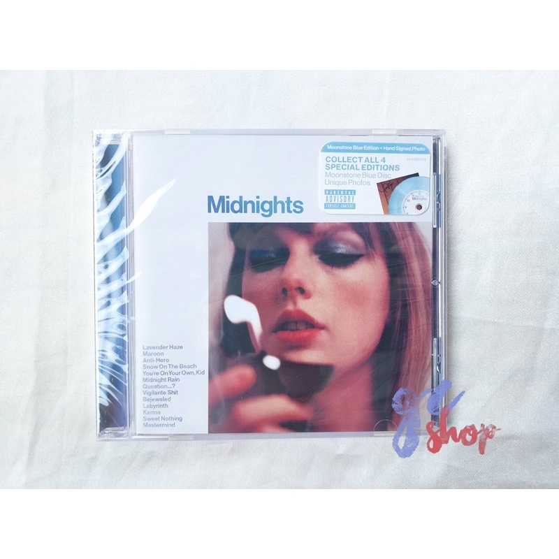 (พร้อมส่ง) Taylor Swift - Midnights CD Signed ซีดีพร้อมลายเซ็นสด สินค้า official ของแท้