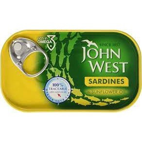 Sardines in sunflower oil 120g - John West