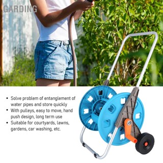 G1/2 Garden Hose Reel Cart Portable Hand Push Type Retractable Water Pipe Storage for 80m