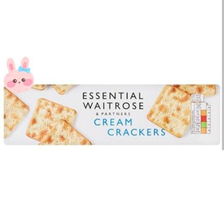 Waitrose Creams Crackers 300g. ขนมปังกรอบ ครีมแคร็กเกอร์