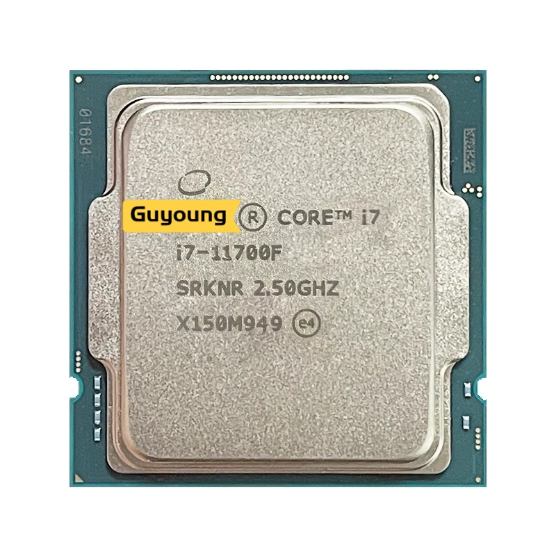 โปรเซสเซอร์ CPU Core i7-11700F NEW i7 11700F 2.5 GHz Eight-Core Sixteen-Thread 16M 65W LGA 1200