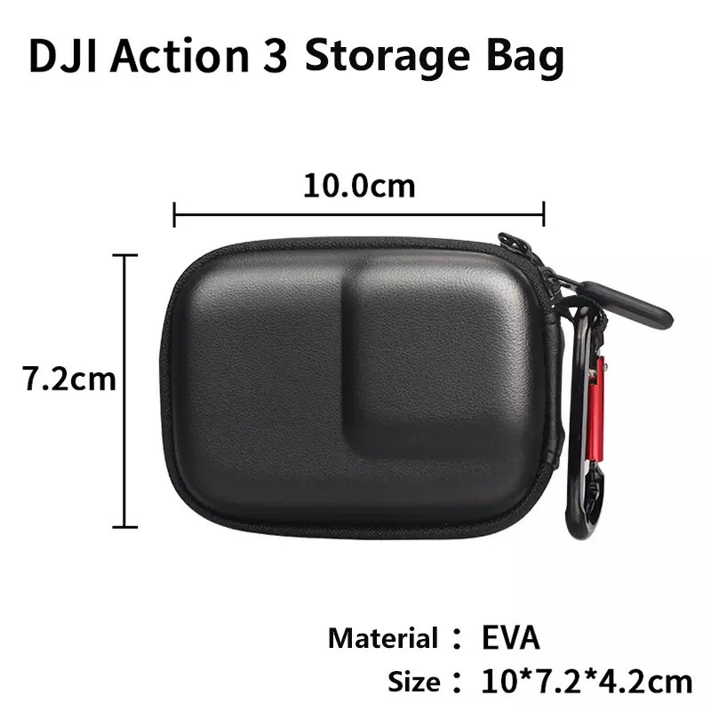 DJI OMSO Action 6/5/4/3 Sports Mini Protective Storage Bag GoPro 13/12/11/10/9 Storage Bag Camera - รูปที่ 3