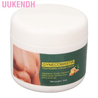 Uukendh 2pcs 30ml Ginger Gynecomastia Tightening Cream Professional Men Massage Chest