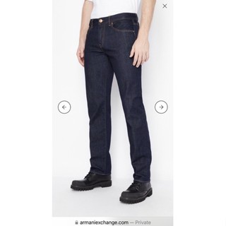 J16 STRAIGHT FIT DENIM JEANS ARMANI EXCHANGE for Men กางเกงยีนส์ รุ่นขากระบอก J16 อาร์มานี่ เอ็กซ์เชนจ์ ผู้ชาย