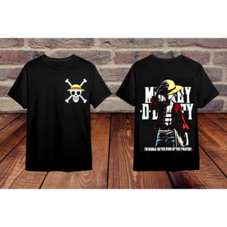 Jimanila │ One Piece อะนิเมะเสื้อยืดขนาดใหญ่ Tiktok แนวโน้มการพิมพ์กราฟิกขนาดใหญ่เสื้อสีดํา 9zn_15