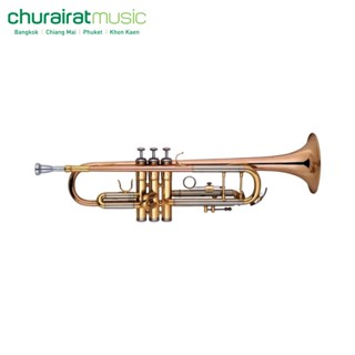 Trumpet Custom TR-445 Gold Lacquer Rose brass Bell ทรัมเป็ต by Churairat Music