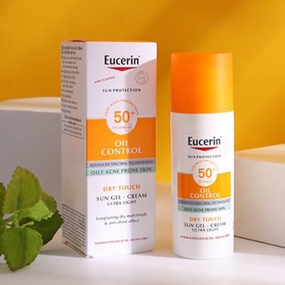 แบ่งขายกันแดดยูเซอริน EUCERIN SUN DRY TOUCH OIL CONTROL FACE SPF50 กันแดดผิวมัน ผิวเป็นสิว