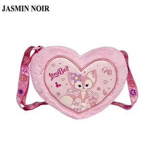 Jasmin NOIR กระเป๋าสะพายไหล่ ลายการ์ตูนหัวใจน่ารัก สําหรับผู้หญิง