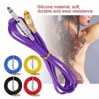 [Hot Sale] สายตะขอซิลิโคน 5 สีสําหรับเครื่องสัก Rca อินเตอร์เฟซ