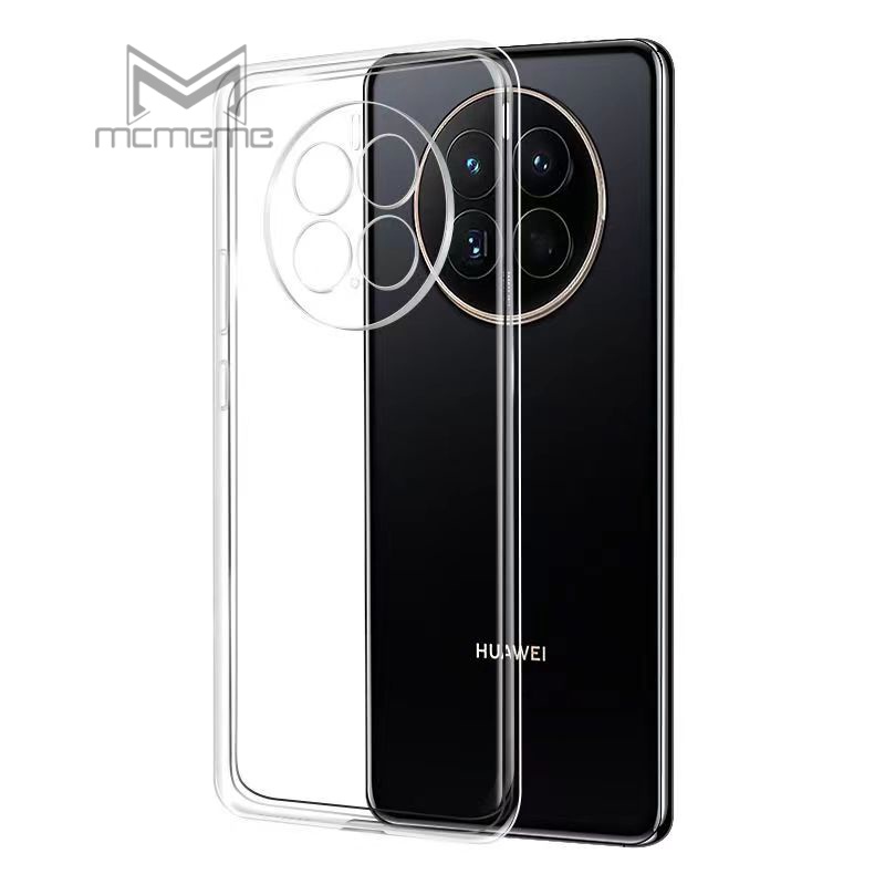 เคสใสกันกระแทก เคสใสนิ่มกันกระแทกรอบด้าน Huawei Pura 70 P60 P50 P40 P30 P20 Mate 60 50 40 20 30 Pro Transparent Shockproof TPU Back Case