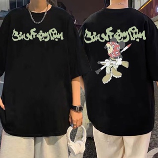 ถูกที่สุด From Pain Double Sided Tee Cute Funny Mouse Print Tshirt Men Women d Brand Cotton T Shirts Male Loose T-shirt